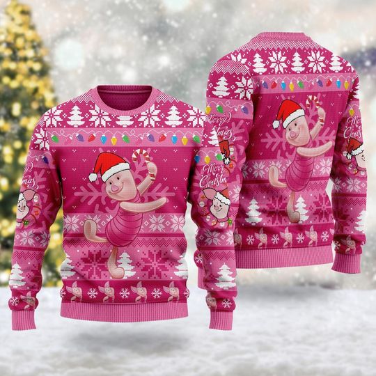 Piglet Ugly Christmas Sweater, Winnie The Pooh Xmas Sweatshirt, Piglet Character Winnie The Pooh Christmas Gift For Men Women Kid