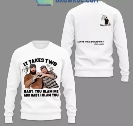 Wallen Western Jelly Roll It Takes Two baby You Blame Me 3D Sweatshirt
