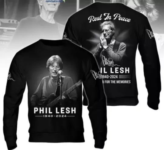 Rest In Peace Phil Lesh 1940-2024 Forever 3D Sweatshirt