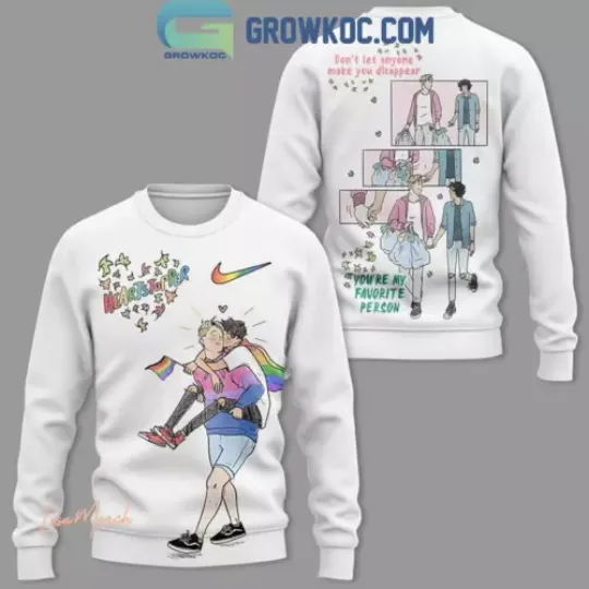 Heartstopper True Love Don’t Let Anyone Make You Disappear 3D Sweatshirt