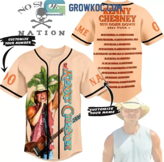 Sun Goes Down 2024 Tour K Ches Fan Personalized Baseball Jersey