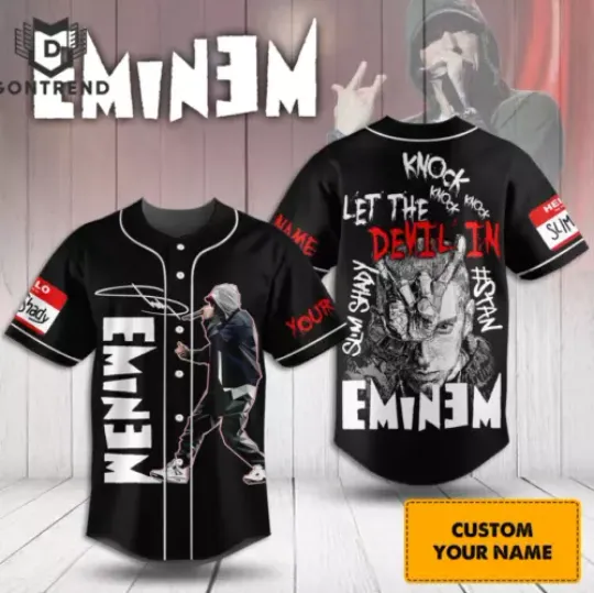 Eminem Baseball Jersey Shirt