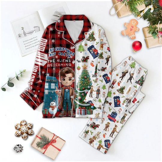 Supernatural Xmas Pajamas, Supernatural Sitcom Shirt, Winchester Brothers Pajamas, Supernatural Series Pajamas, Sam Dean Christmas Gift