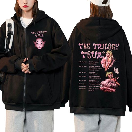 Rapper Melanie Martinez The Trilogy Tour Zipper Hoodie | Casual Shirt | Unisex Winter Shirt