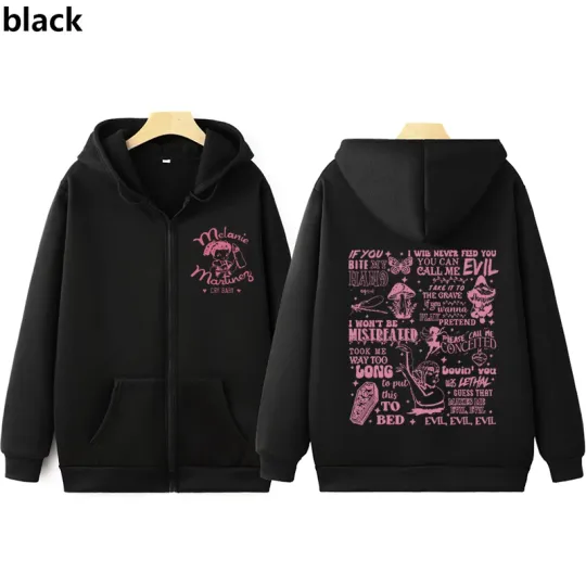 Singer Melanie Martinez Zipper Hoodie | Casual Shirt | Unisex Winter Shirt