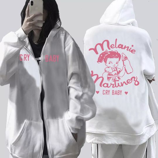 Melanie Martinez Cry Baby Zipper Hoodie | Casual Shirt | Unisex Winter Shirt
