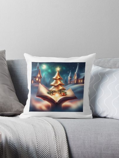 Sublime imaginary Christmas Pillow