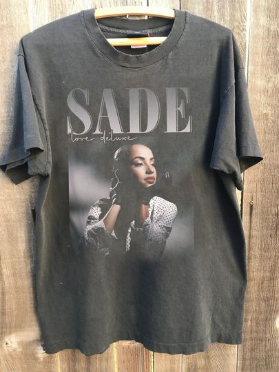 Retro Sade 90s Graphic Tee, Sade Tour Shirt, Sade Adu Shirt, Sade Adu World Tour T Shirt, Sade t shirt, Sade t-shirt Gift For Fan