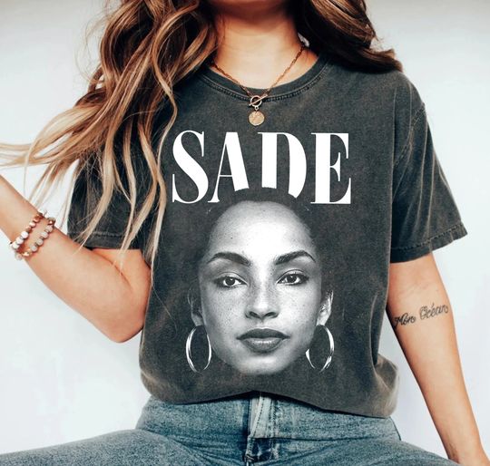 Sade Adu Vintage 90s Graphic Shirt, Sade Adu Retro Vintage Shirt, Sade Oversized Shirt, Vintage Diamond, Gift For Her, Sade Tour Shirt