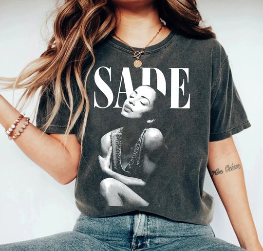Sade Love Deluxe Shirt, Sade Adu Vintage 90s Graphic Shirt, Sade Album Cover Shirt, Sade Oversized Shirt, Gift For Her, Sade Tour Shirt