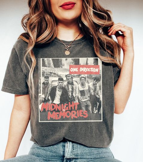 90s One Direction Band Shirt, One Direction Album Music Shirt, One Direction Midnight Memories Shirt, One Direction Gift For Fan Shirt