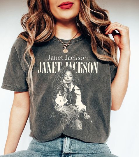 Janet Jackson 90s Shirt, Janet Jackson Fan Gift 2 Sides Shirt, Queen Of Pop Janet Jackson Shirt, Together Again 2024 Tour Shirt
