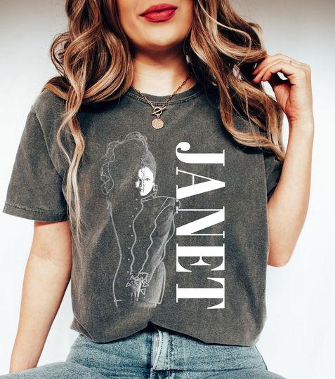 Janet Jackson Signature Shirt, Janet Jackson Concert Shirt, Janet Jackson Together Again 2024 Tour Shirt, Tour Shirt