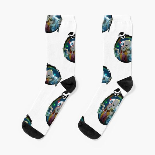 Jack and Sally  Socks