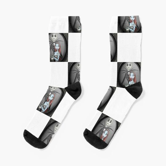 Jack and Sally  Socks