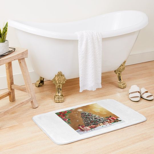 Christmas spirit Bath Mat