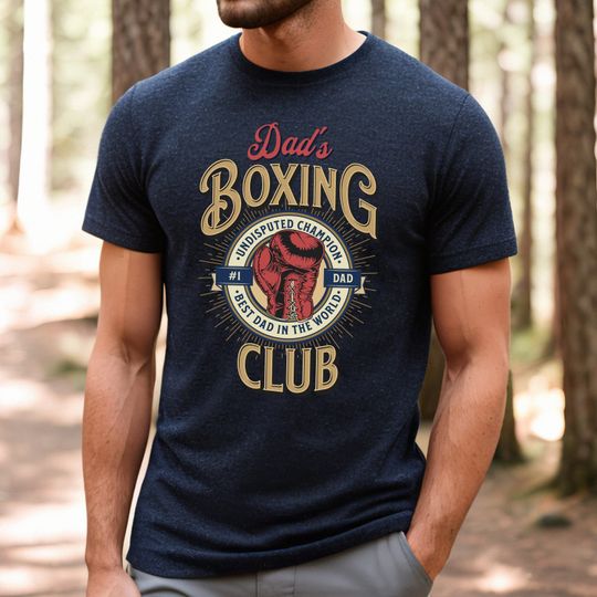 Boxing Club Shirt for Dad, Best Dad Shirt for Boxing, Father's Day Gift from Kids, Dads Boxing Club, Dad Gift From Kids, Dad Boxer T-Shirt