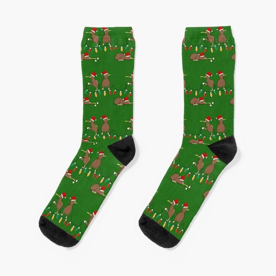 Kiwi Christmas Socks