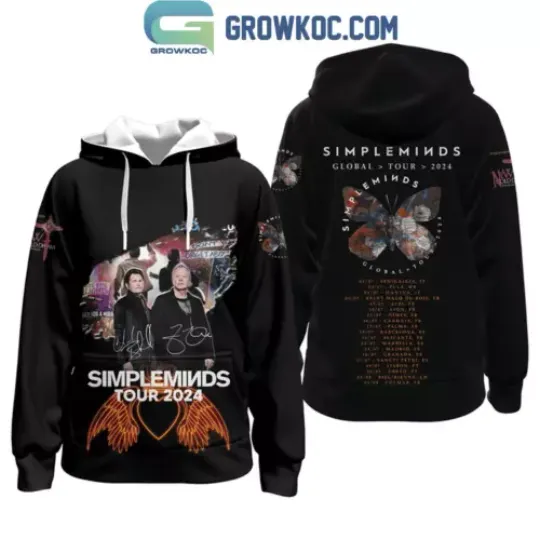 Simple Minds 2024 Global Tour 3D Hoodie