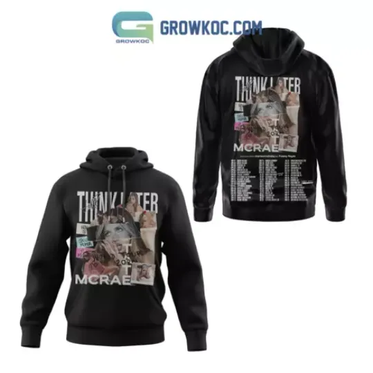 Tate McRae World Tour 2024 3D Hoodie