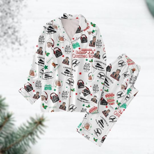 Griswold Family Christmas Pajamas Set, National Lampoons Pajamas, Christmas Vacation Women Pajamas, Clark Griswold Shirt