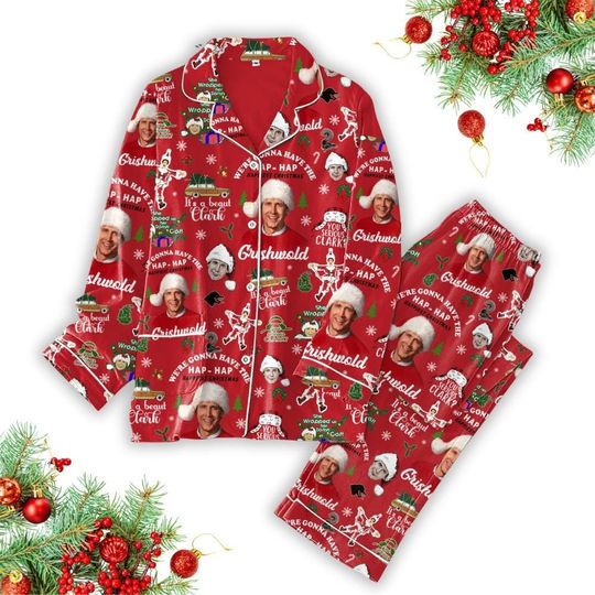 Griswold Christmas Pajamas Set, National Lampoon's Christmas Vacation Gift, You Serious Clark Shirt, Xmas Tree Farm Tee, Christmas Gift