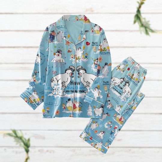 Christmas Frosty Snowman Pajamas Set, Vintage Frosty Pajamas Family, Disney Frosty The Snowman Womens Pajamas, Magic Kingdom Merch