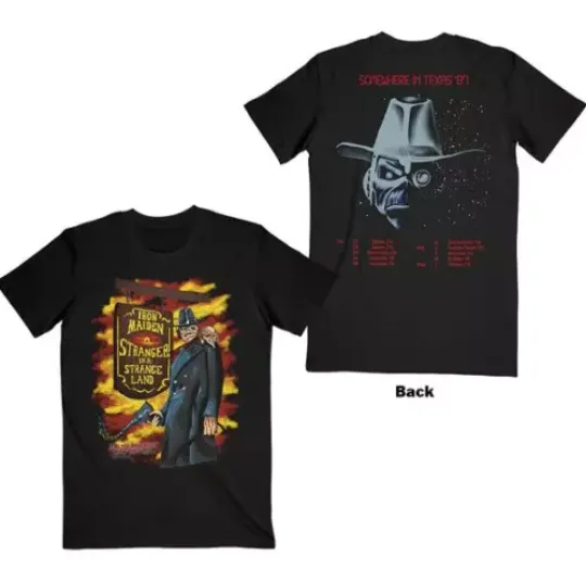 Iron Maiden Stranger In A Strange Land Unisex T-Shirt Double Sided