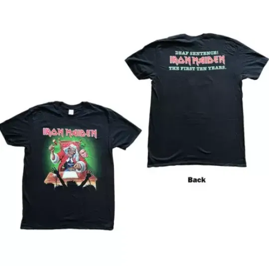 Iron Maiden Deaf Sentence Unisex T-Shirt Double Sided