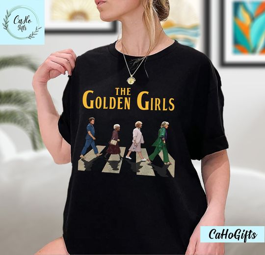 The Golden Girl Crossing Road T-Shirt, The Stay Golden Shirt, Stay Golden Abbey Road Shirt, The Stay Golden Shirt