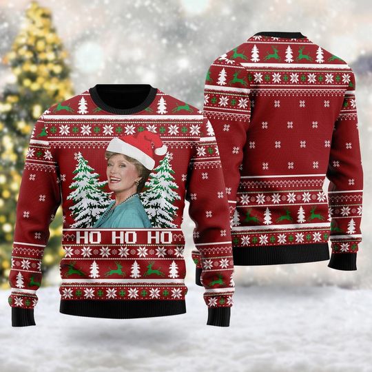 The Golden Ho Ho Ho 3D Ugly Christmas Sweater, Xmas Sweatshirt, Christmas Gift For Men Women Kid, 90s Movie Christmas Girl Shirt