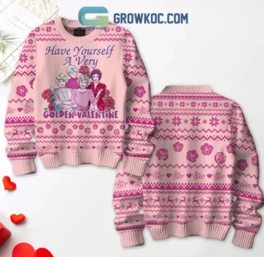 The Golden Girl Golden Valentine Ugly Sweater