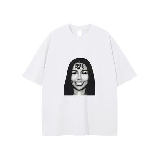 Streetwear Unisex Solid Color Loose Fit FOG T-Shirt