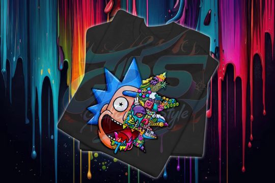 Rick and Rickandmorty Interdimensional Travel Unisex Tee, Cartoon Graphic T-Shirt, Adult Animated TV Series Top, Gift for Fans
