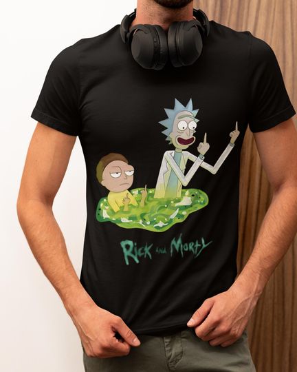 Rick and Rickandmorty, Rick And Rickandmorty Shirt, Adult Swim, Gift For Him, Gift For Her