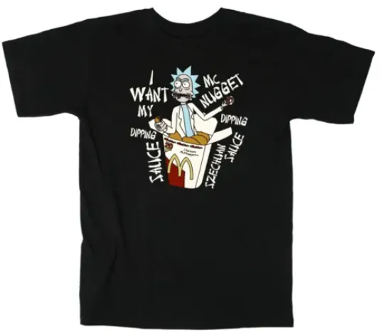 Rick and Rickandmorty McDonalds Szechuan Sauce T-Shirt