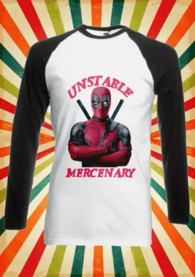 Unstable Mercenary Funny Dead Men Women Long Short Sleeve Baseball Shirt