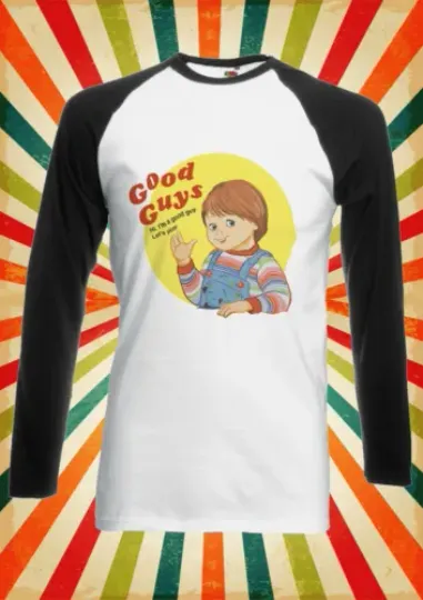 Chucky Child's Play Good Guys Men Women Long Short Sleeve Baseball Shirt
