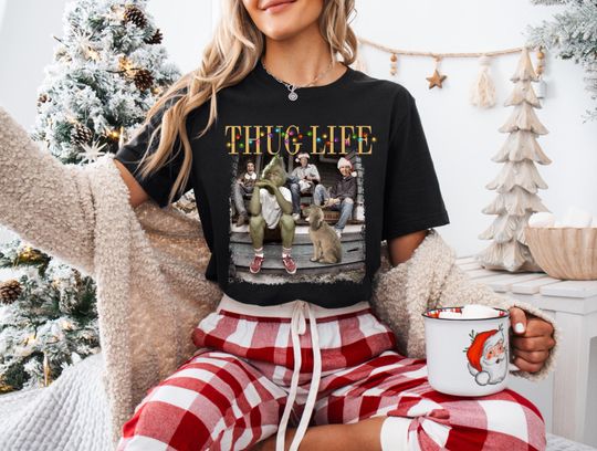 Thug Life Christmas Movie Shirt, Christmas Gift Ugly Christmas Shirt