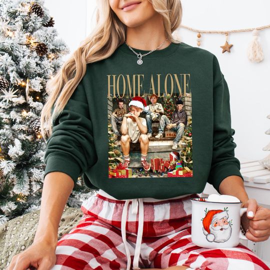 Thug Life Home Alone Christmas Sweatshirt, Home Alone Movie shirt, Kevin Alone Movie Shirt