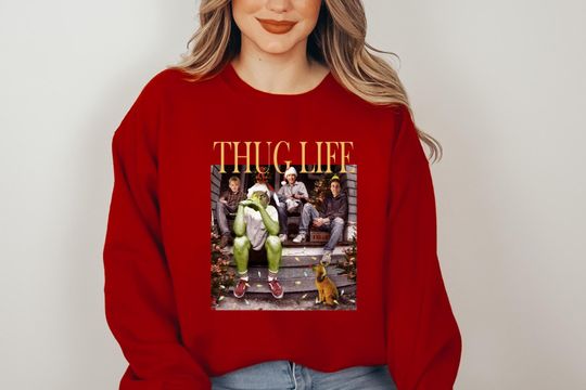 Thug Life Christmas Movie Shirt, Christmas Friends Sweatshirt, Thug Life Christmas Movie Sweater, Christmas Gifts