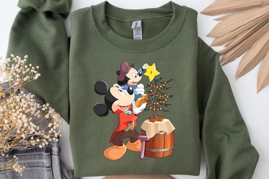Christmas Tree Shirt, Disney Mickey Shirt, Disney Christmas Shirt, Christmas Disney Sweatshirt, Christmas Sweater, Disney Christmas Tree Tee
