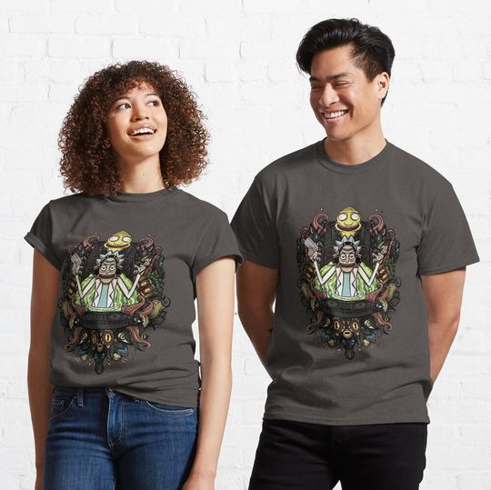 DJ Rick - Rick and Rickandmorty (TM) Classic T-Shirt