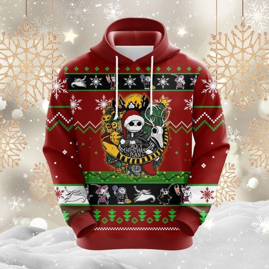 Nightmare Before Christmas Shirt, Jack Skellington Hoodie Shirt, Lock Shock Barrel Shirt, Pumpkin King Shirt, Xmas 2024 Gift