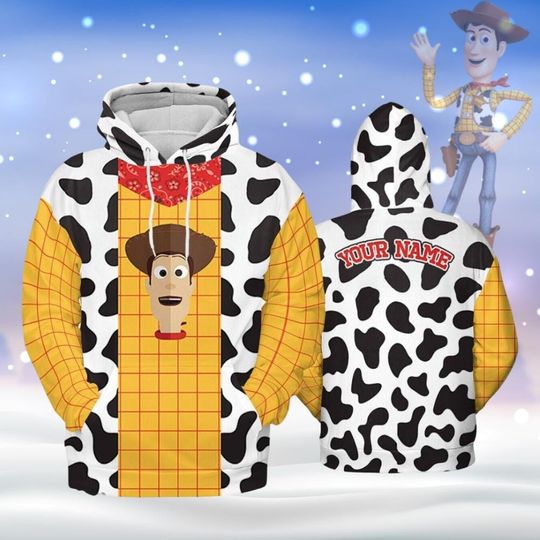 Toy Story Woody Cosplay Hoodie Shirt, Disney Toy Story Xmas Shirt, Woody Sheriff Cosplay Shirt, Magic Kingdom Shirt, Gift For Him