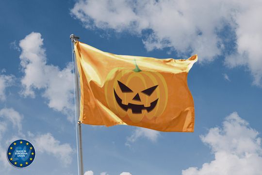Crazy Pumpkin Orange Flag