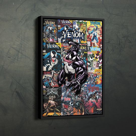 VENOM Collage Art Poster Comics Wall Art Print Home Decor Poster Art