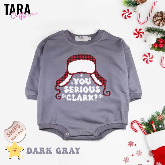 You Serious Clark Baby Bodysuit , Christmas tree Bodysuit, Baby Shower Gift, Winter Baby Bodysuit, Christmas Baby Bodysuit