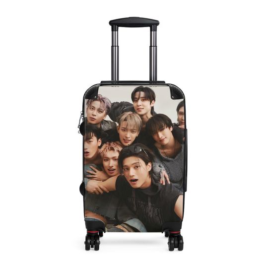 ATEEZ suitcase, Ateez gift, Ateez merch, Kpop fan gift, Travel luggage, Rolling suitcase