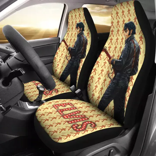Elvis Presley Music Car Accessories ver1 Car Seat Covers (set of 2)